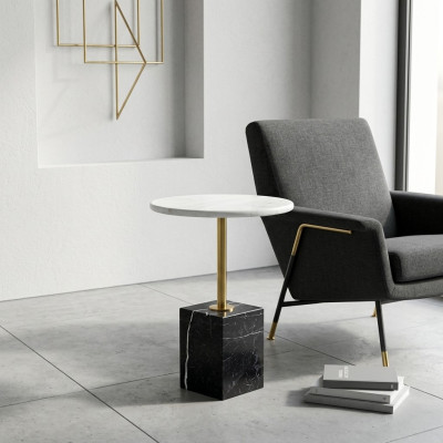 Modern Couchtisch Top-Qualität rund stilvolle Beistelltisch luxuriöse