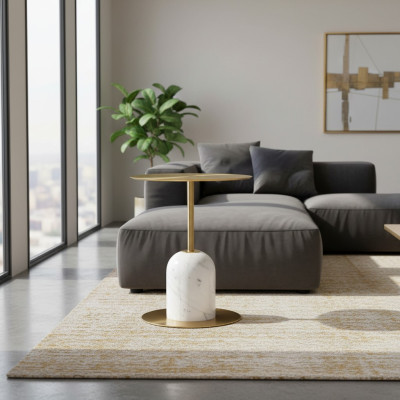Beistelltisch Hochwertig Metall Modern Couchtisch Kaffeetisch Wohnzimmer