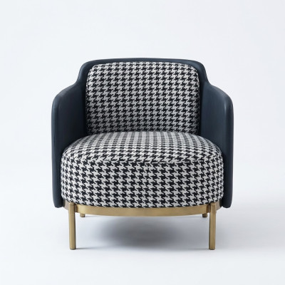 Stilvolle Mehrfarbig Sessel modern Sessel Fernseh Couch Textil Sessel