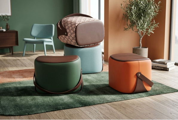 Rechteckig Hocker Moderne Möbel Fußhocker Luxus Design Wohnzimmermöbel