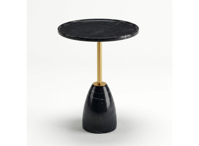 Marmor stilvolle Schwarz Beistelltisch Tisch luxuriöse modern Couchtisch Tische