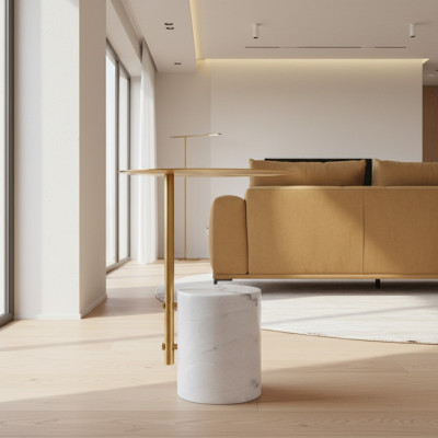 Runder Kaffeetisch Couchtisch Beistelltisch Designer Tisch Wohnzimmer Tische