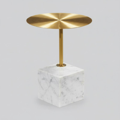 Luxuriöser Weißer Beistelltisch Wohnzimmer Designer Ablage Couchtische