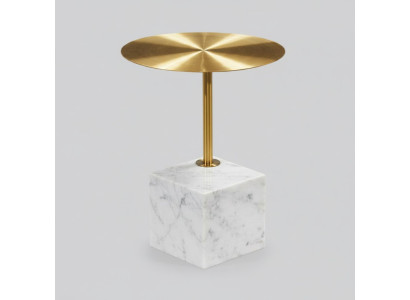 Luxuriöser Weißer Beistelltisch Wohnzimmer Designer Ablage Couchtische