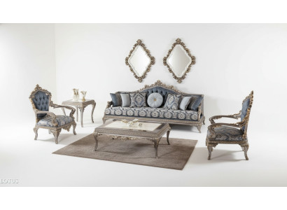 Sofagarnitur 3+1+1 Sitzer Luxus Möbel Sofagarnitur Couch Sofa Polster 3tlg Neu