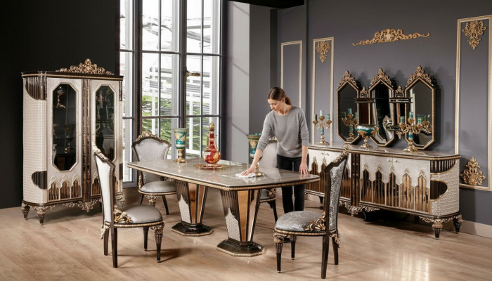Komplette Klassische Esszimmer Gruppe Luxus Esszimmer Esstisch Stühle