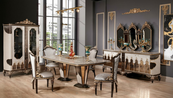 Komplette Klassische Esszimmer Gruppe Luxus Esszimmer Esstisch Stühle