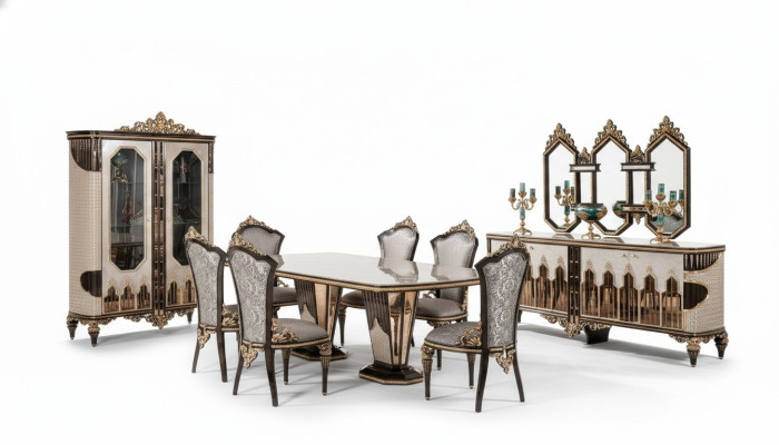 Komplette Klassische Esszimmer Gruppe Luxus Esszimmer Esstisch Stühle