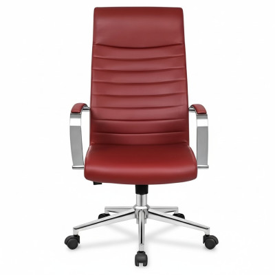 Kunstlederstuhl Design Polstersessel Rot Stühle Esszimmerstuhl Bürostuhl