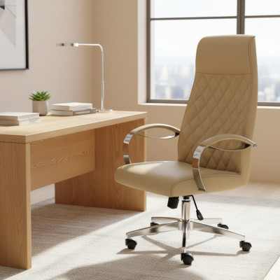Moderne bequeme Drehstuhlmöbel Beige Bürostuhl Gaming Stuhl Bürostuhl neu
