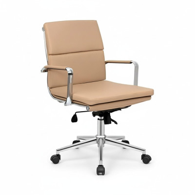 Luxuriöser Drehstuhl Beige Gaming moderner Einzelstuhl Bürostuhl Bürostuhl