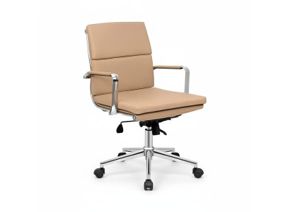 Luxuriöser Drehstuhl Beige Gaming moderner Einzelstuhl Bürostuhl Bürostuhl