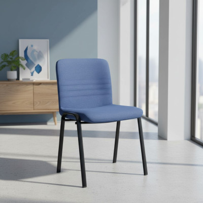 Bürostuhl Blau Luxuriöser Bürostuhl Bürostuhl Textil Designerstuhl Metallmöbel