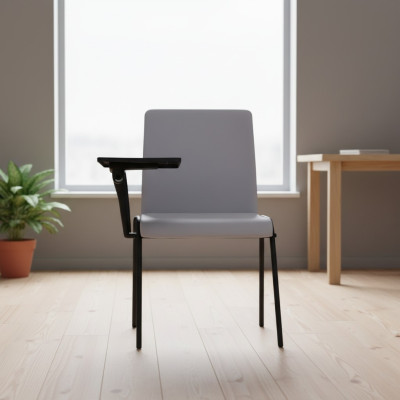 Moderner Sessel Top-Qualität Design stilvoller Grau Sessel Bürostuhl Neu