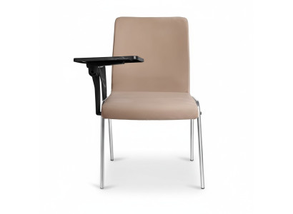 Stilvoller Beige Sessel Moderner Sessel Top-Qualität Design Bürostuhl neu