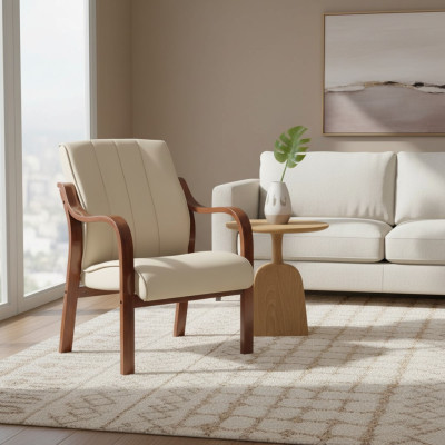 Modern Sessel Arbeitszimmer Büro Office Möbel Polstersessel Kunstleder Sitz