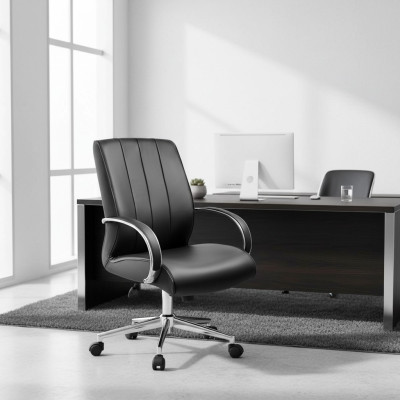 Sessel Kunstleder Polster Drehbar Computer Stühle Möbel Büro Stuhl Chefsessel