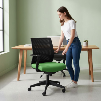 Drehstuhl Chefsessel neuer Stuhl Moderner Bürostuhl Grün Gaming Stuhl Neu