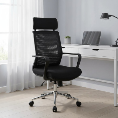 Drehbarer Chefsessel Bürostuhl Schreibtischstuhl Drehstuhl Sessel Textil Stuhl