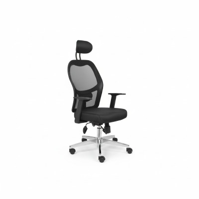 Bürostühle Luxus Schwarz gepolstert Computer-Drehstuhl Möbel Chefsessel