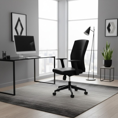 Gaming Stuhl Schwarz Bürostuhl Schreibtisch Drehstuhl Chefsessel Neu