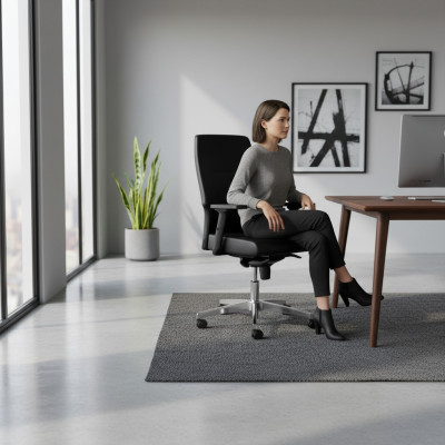Büro Schwarz Sessel Gaming Stuhl Bürostuhl Schreibtisch Drehstuhl Chef Sessel