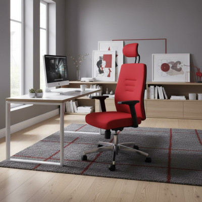 Büro Rot Sessel Modern Gaming Stuhl Bürostuhl Drehstuhl Chef Sessel Neu