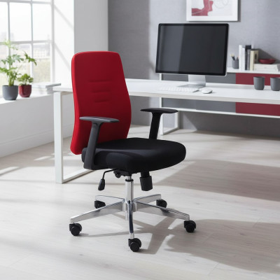 Büro Sessel Rot Gaming Stuhl Textil Bürostuhl Drehstuhl Chef Neu Sessel