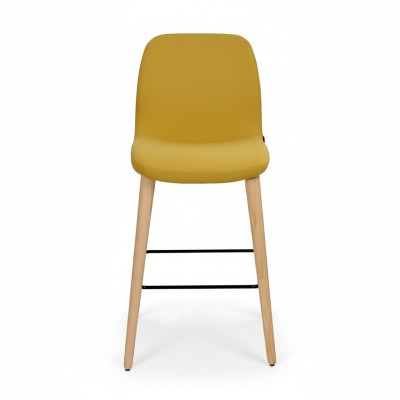 Esszimmerstuhl Luxus Gelb Stühle Stuhl Design Lehnstuhl Möbel Holzstuhl Neu