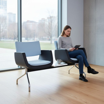 Luxus Bank Moderne Möbel Wartezimmer Möbel Einrichtung Sitzmöbel Praxis Arzt