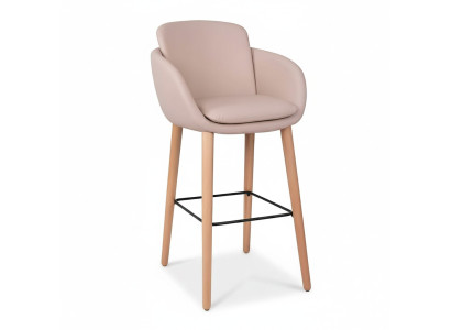 Barstuhl Barhocker Beige Kunstleder Design Barstühle Bar Hocker Stühle Hocker