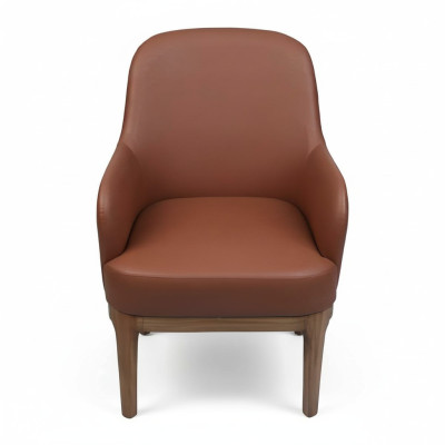 Brauner Wohnzimmer Sessel Designer Einsitzer Luxus Lehnstuhl Stühle