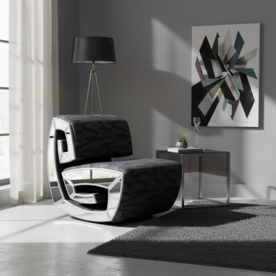 Exklusiver Einsitzer Designer Clubsessel Polstersessel Stilvolle Möbel