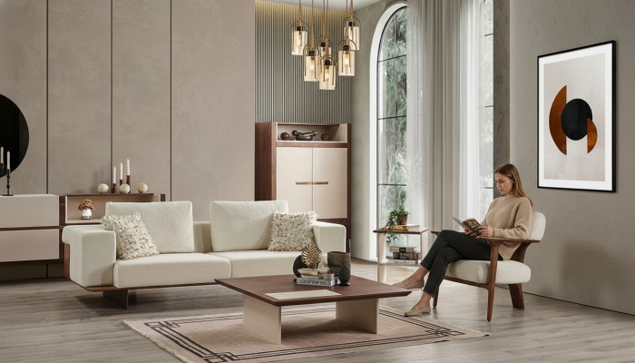 Wohnzimmer Sofagarnitur Dreisitzer Sessel Luxus Couch Set 3 1 Sitzer
