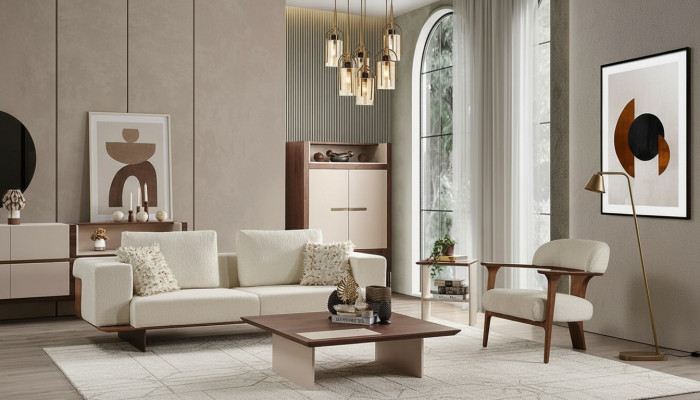 Wohnzimmer Sofagarnitur Dreisitzer Sessel Luxus Couch Set 3 1 Sitzer