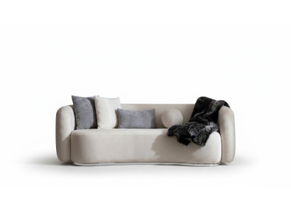 Wohnzimmer Sofa 3 Sitzer Designer Couch Polster Sofas Stoff Textil