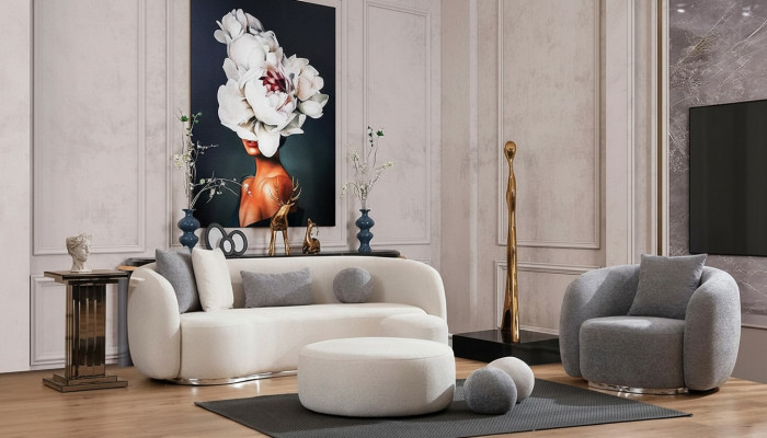 Modern Set Sofagarnitur 3 1 Sitzer Wohnzimmer Komplett Sofas Set Hocker