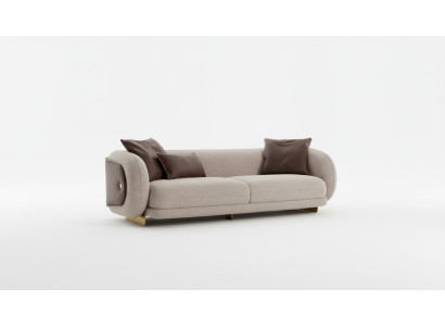 Wohnzimmer Textil Sofa 4 Sitzer Luxus Möbel Sitz Design Couch Lounge neu