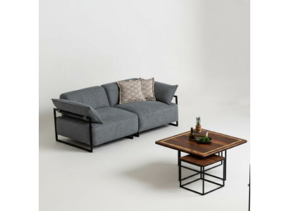 Wohnzimmer Textil Sofa 3 Sitzer Luxus Möbel Sitz Design Couch Lounge neu
