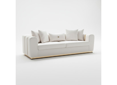 Exklusiver 4-Sitzer Designer Polster Sofas Luxuriöse Wohnzimmer Möbel