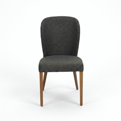 Sessel Polster Moderne Holz 4x Stühle Luxus Polster Design Stuhl Lehnstuhl
