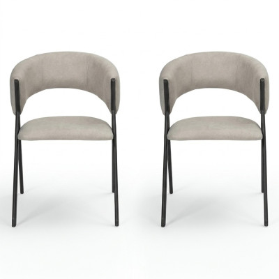 Esszimmer Luxus Designer Stil Modern 2x Stühle Polstersitz Einrichtung Neu