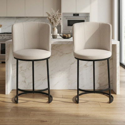 Esszimmer Barhocker Design 2x Bar Stühle Polster Stuhl Moderne Einrichtung