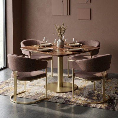 Design Lehn Garnitur Sessel Komplett Modernes Set Neu 4x Stühle Stuhl Polster