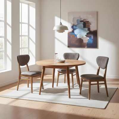 Design Stuhl Sessel Set Esszimmer Garnitur Polster 4x Stühle Design