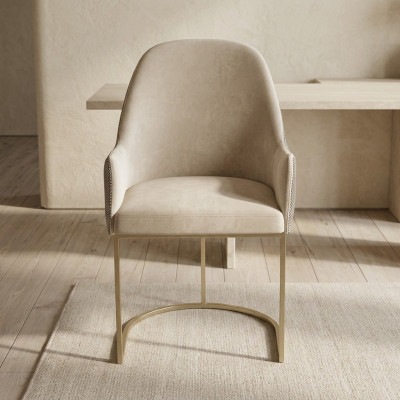 Weißer Polsterstuhl Esszimmerstuhl Küchenstühle Designer Sitzmöbel Neu
