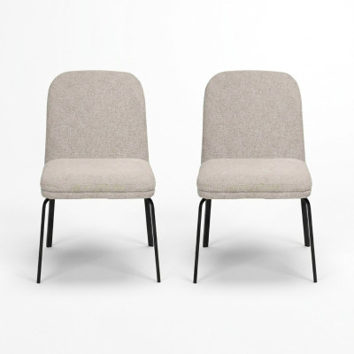 Moderner Weißer Stuhlset Luxuriöse Esszimmerstühle Designer Möbel 2tlg