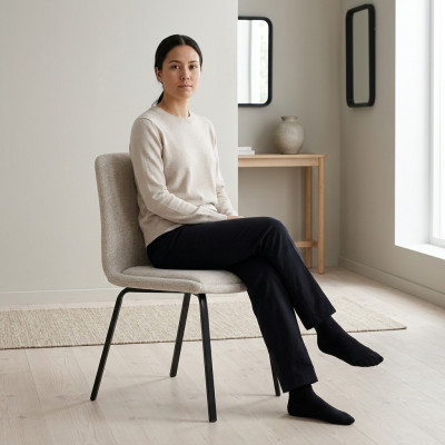 Exklusiver Esszimmerstuhl Designer Polster Sitzer Moderne Küchenstühle