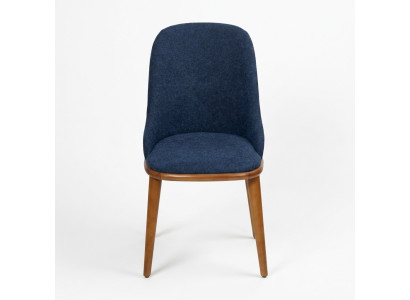 Moderne Esszimmer Blaue Stühle Designer Polster Sitzer Küchen Möbel Neu