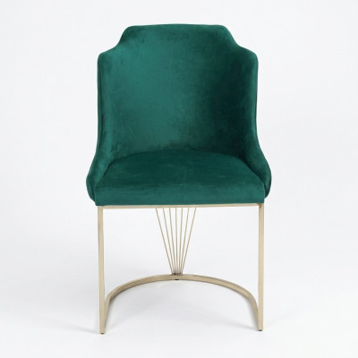 Designer Grüner Esszimmerstuhl Luxus Einsitzer Moderne Esszimmer Möbel